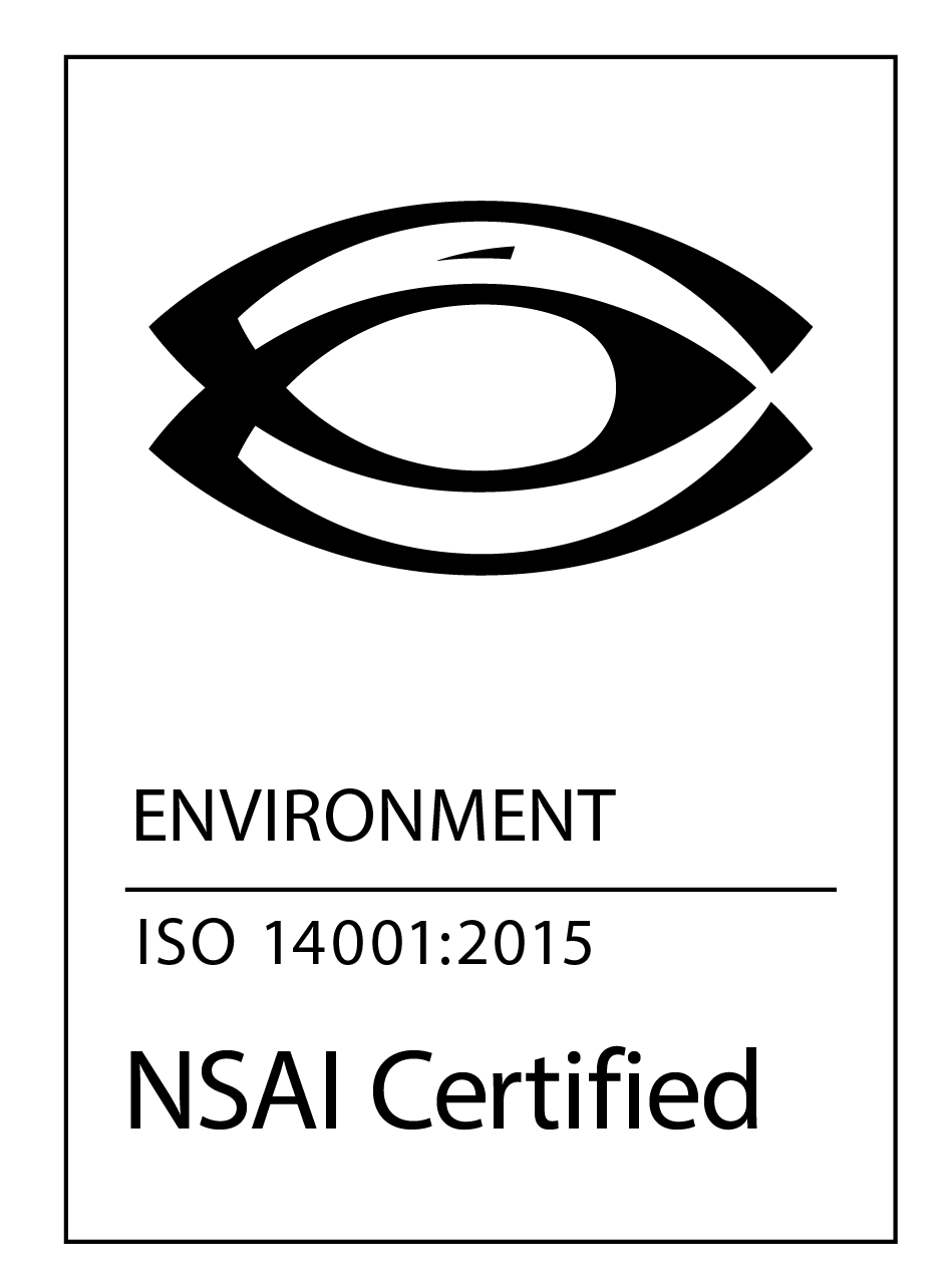 ISO 14001:2015 Environment logo.