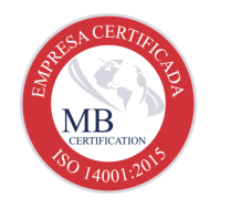 MB Certification ISO 14001:2015 logo.