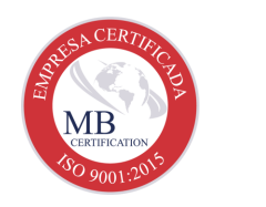 MB Certification ISO 9001:2015 logo.
