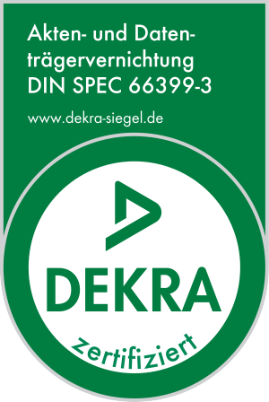 DEKRA DIN SPEC 66399-3 logo.