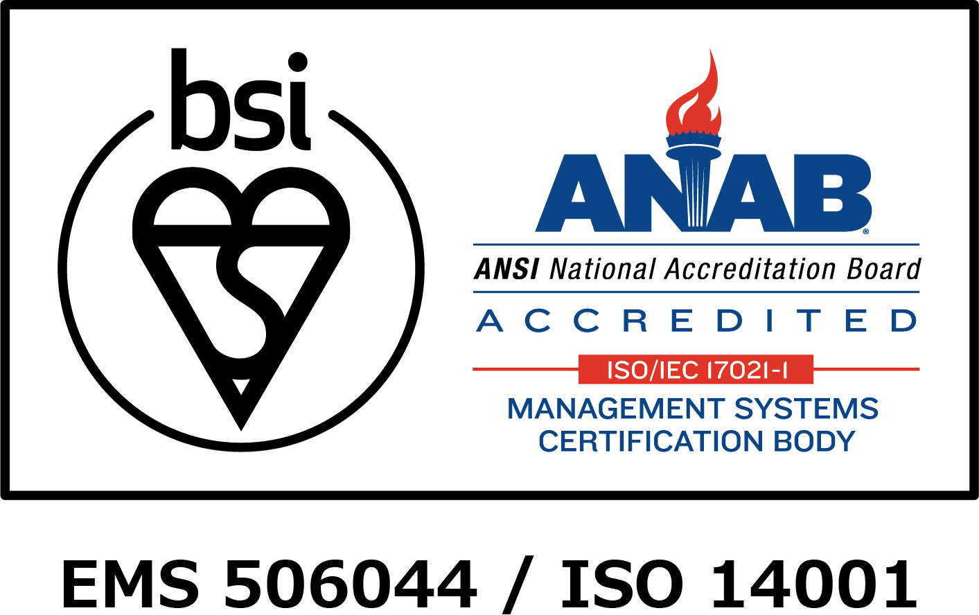 EMS 506044 / ISO 14001 logo.