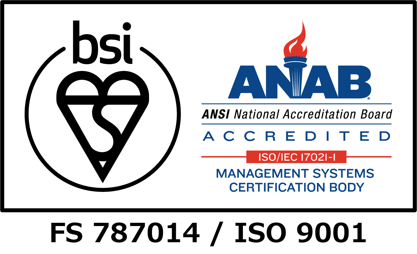FS 787014 / ISO 9001 logo.