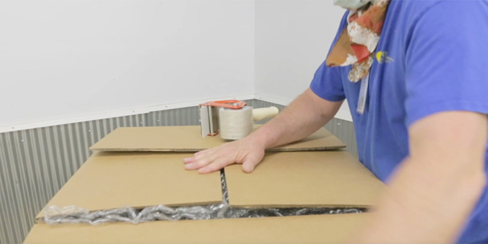 Closing up the box